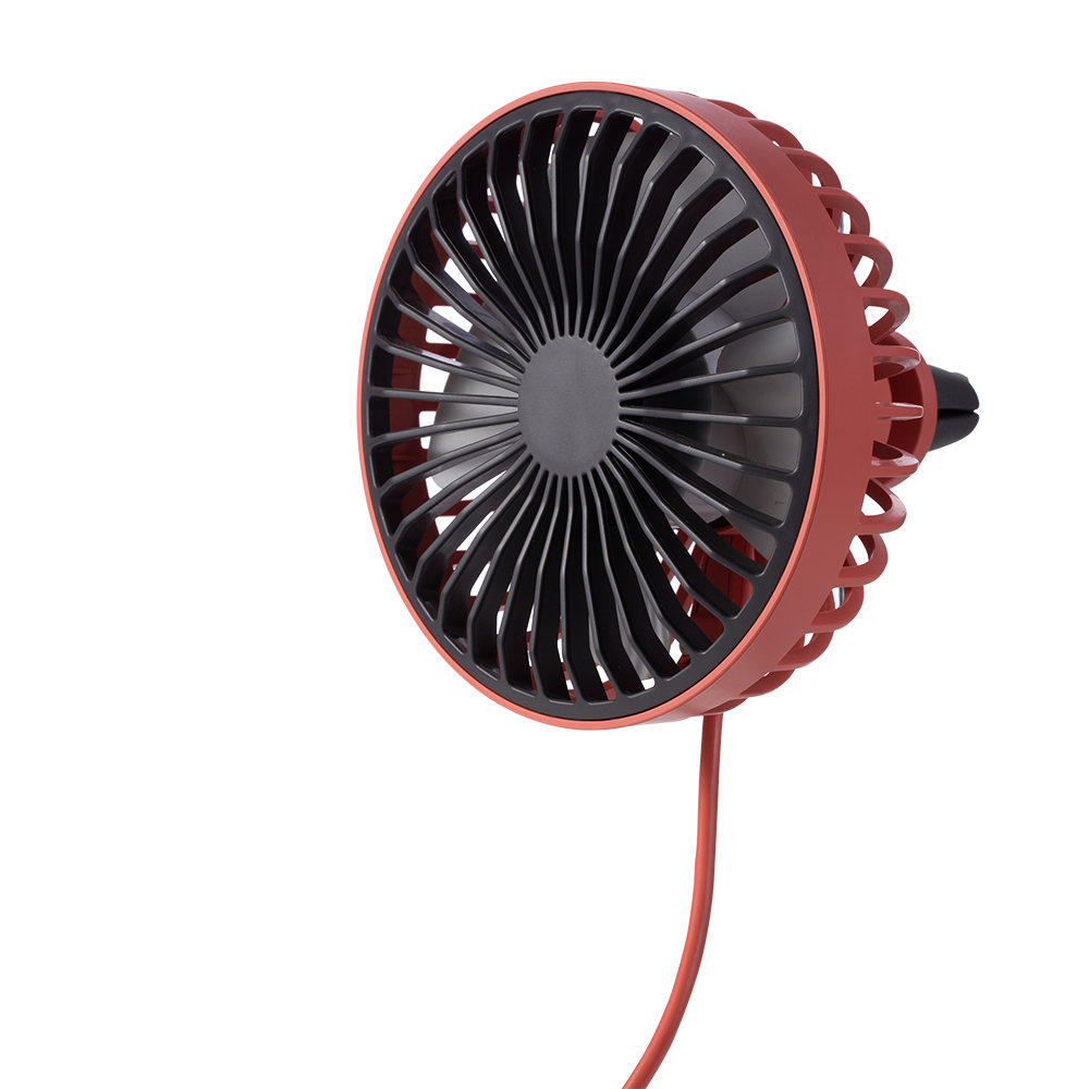 车载电风扇12v大货车24v汽车用强力制冷车内空调降温出风口小风扇