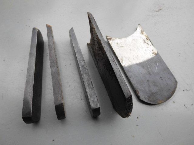 七十年代老货凹刨刃凸刨刃凹凸异形刨铁刨片怀旧刨刀