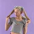 Mof Gift Shop Summer New U-type Short T-shirt Three Colors Mof Gift Shop Summer New U-type Short T-shirt Three Colors