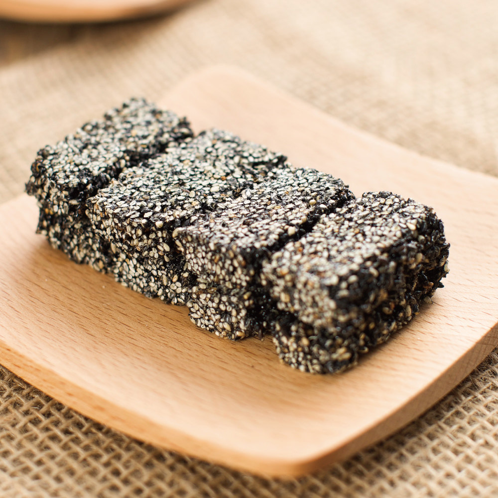 安乔厨房手工黑芝麻酥糖250g休闲零食点心传统小吃茶点素食