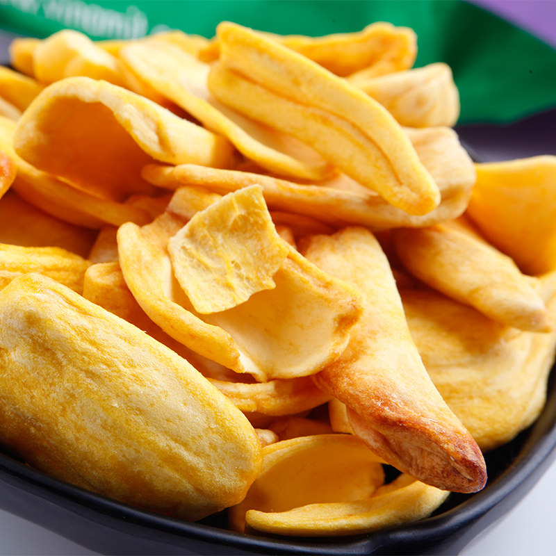 德诚菠萝蜜干250克 越南特产水果干进口果干休闲零食品 酸甜脆香