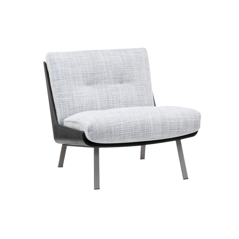 degas德加意式极简单人沙发别墅小户户型家用沙发椅