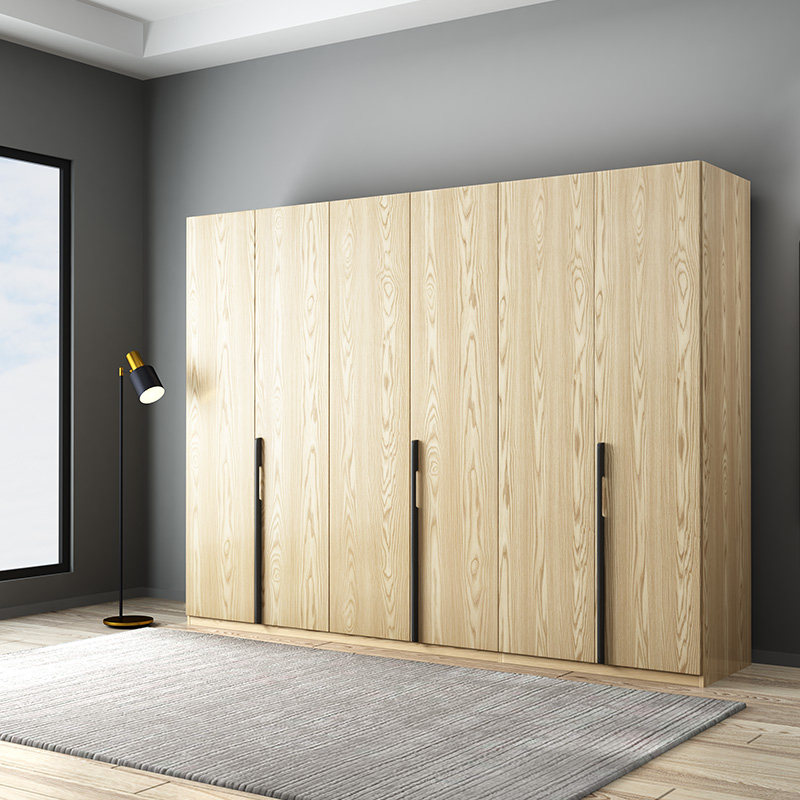 双虎家私 北欧衣柜推拉门简约现代2门卧室小户型移门衣柜18b1