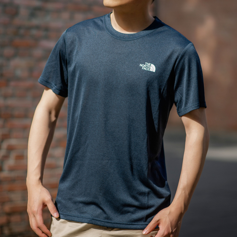 THE NORTH FACE北面短袖夏季男式运动速干衣圆领T恤 4NCR|4UAM