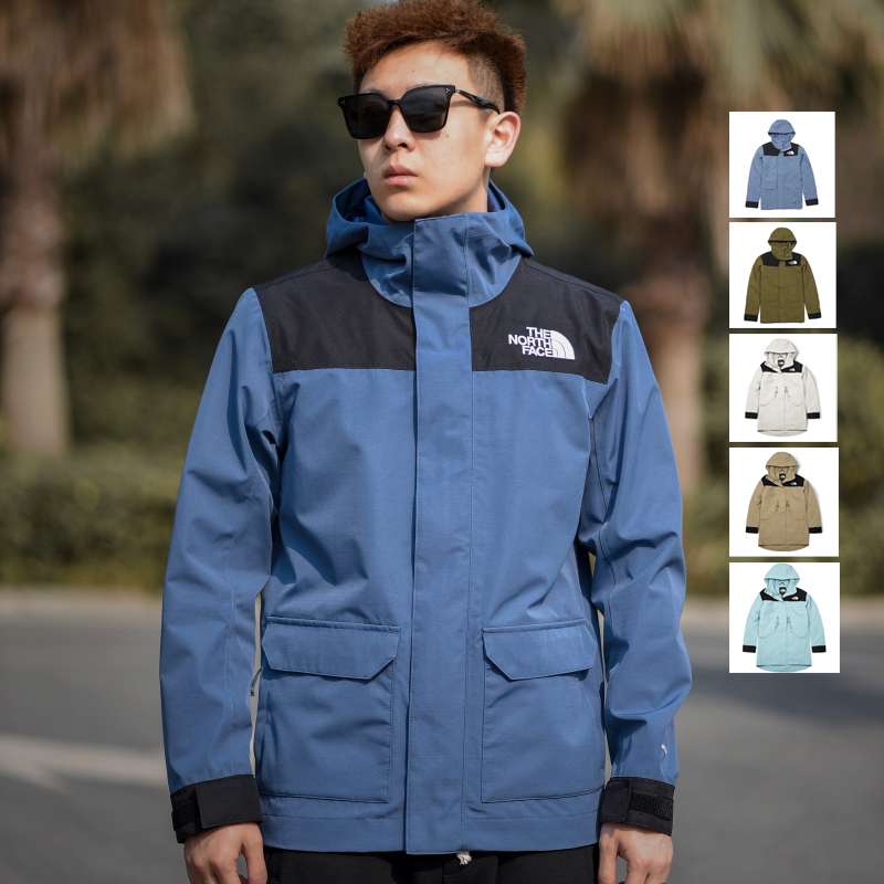 THE NORTH FACE北面夹克2021春秋外套男装防水休闲登山滑雪服4U8P