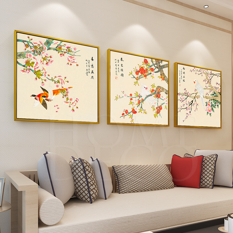 客厅三联画大全现代,大气的客厅三联画,客厅三联画图片大全_大山谷图库