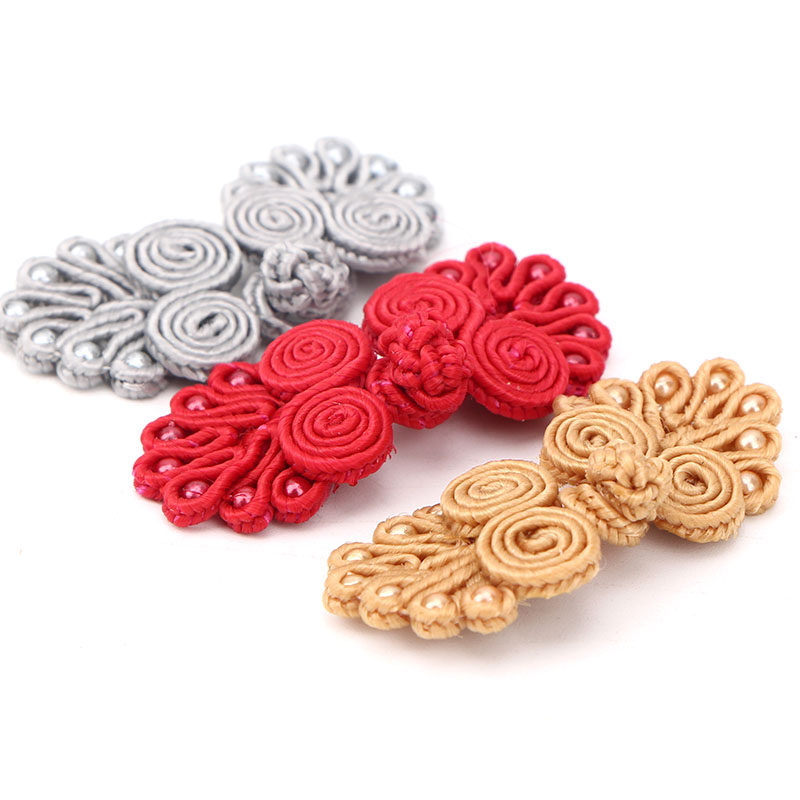 旗袍七珠盘盘扣复古古汉唐装扣手手工民族扣镶纽扣