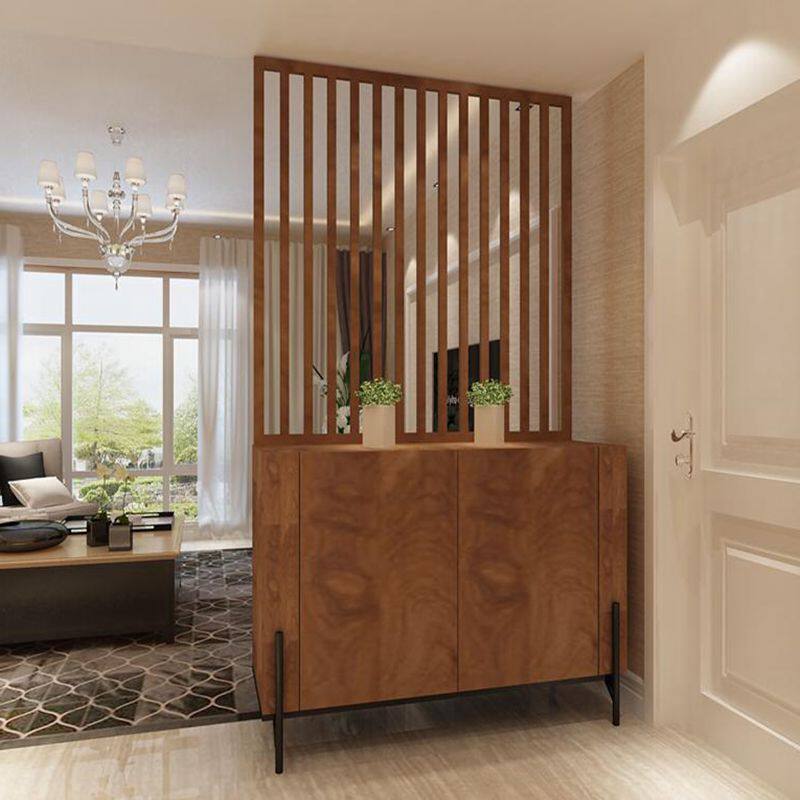 玄关入户门厅鞋柜北欧简约现代隔断柜通顶储物柜壁炉架