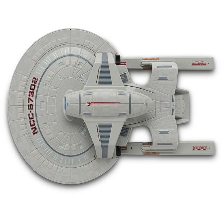 星际迷航春田级契柯夫号星舰模型new原装eaglemoss舰艇
