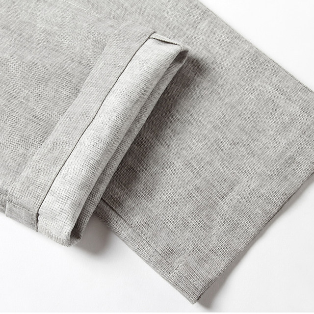 Linen pants men's summer thin cotton and linen men's pants elastic waist loose pants breathable linen straight casual men's trousers Linen pants men's summer thin cotton and linen men's pants elastic waist loose pants breathable linen straight casual men's trousers