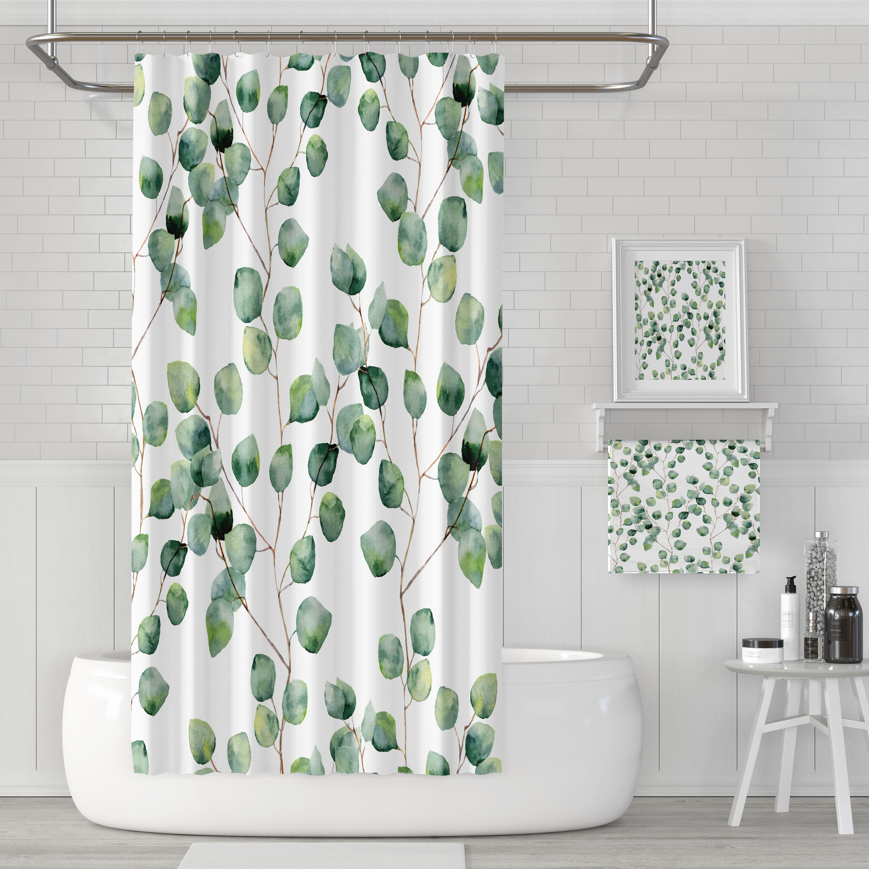 北欧浴间浴室布浴室帘子隔断挂帘创意淋浴卫生间浴帘