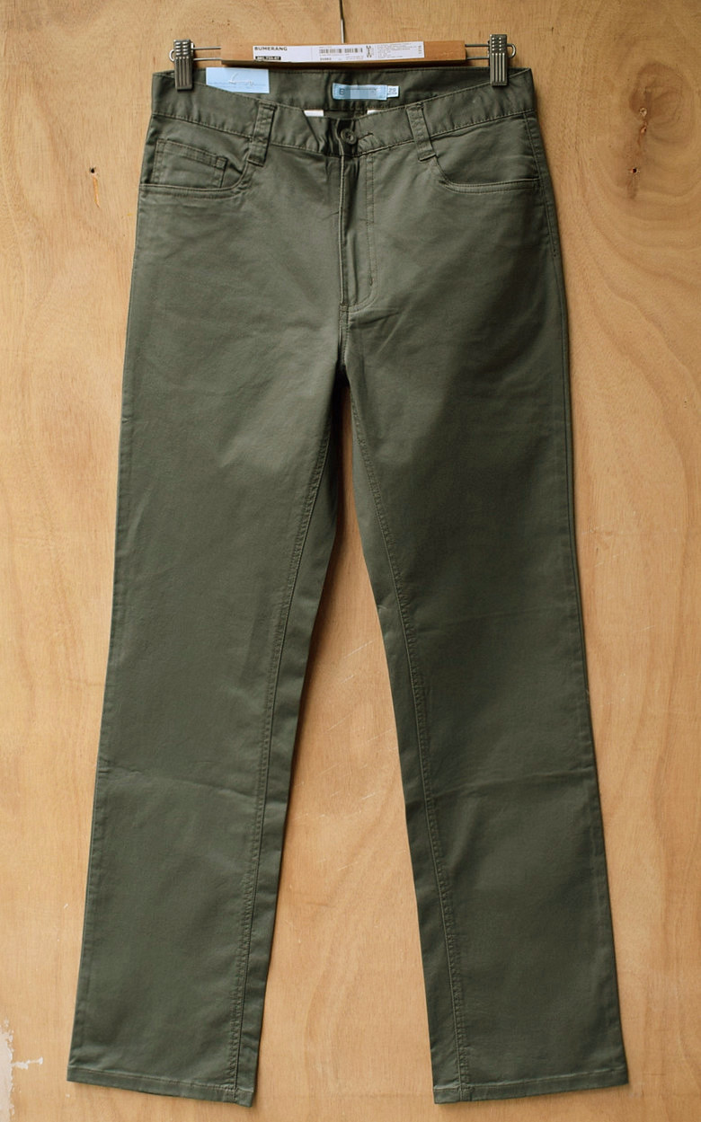 外贸原单男装长裤纯棉宽松直筒中高腰微弹商务简约大方休闲裤长裤