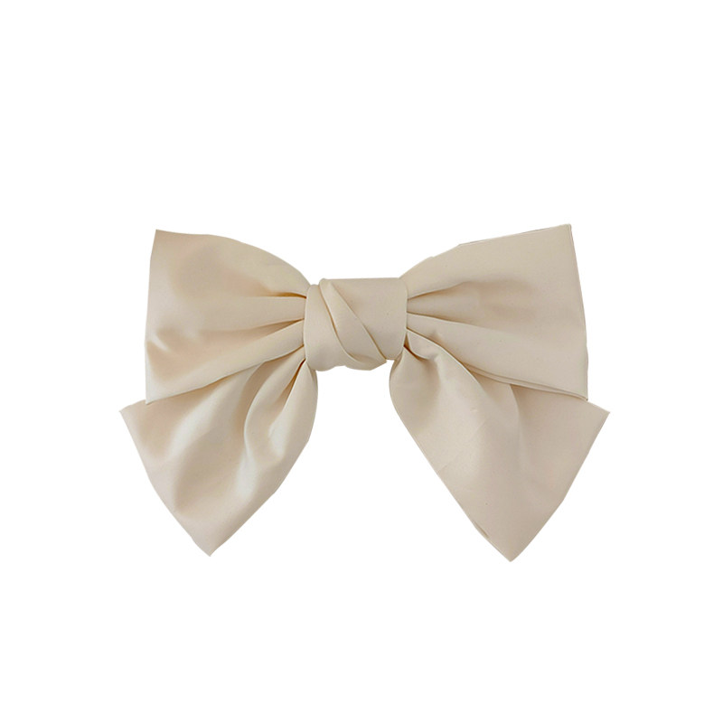 白色超大蝴蝶结发夹超仙小清新发饰网红后脑勺夹子发饰