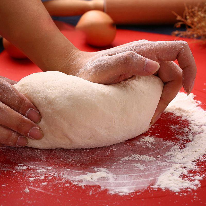 【展艺定制铂金硅胶垫】防滑不沾擀揉和面垫案板食品级家用烘焙垫