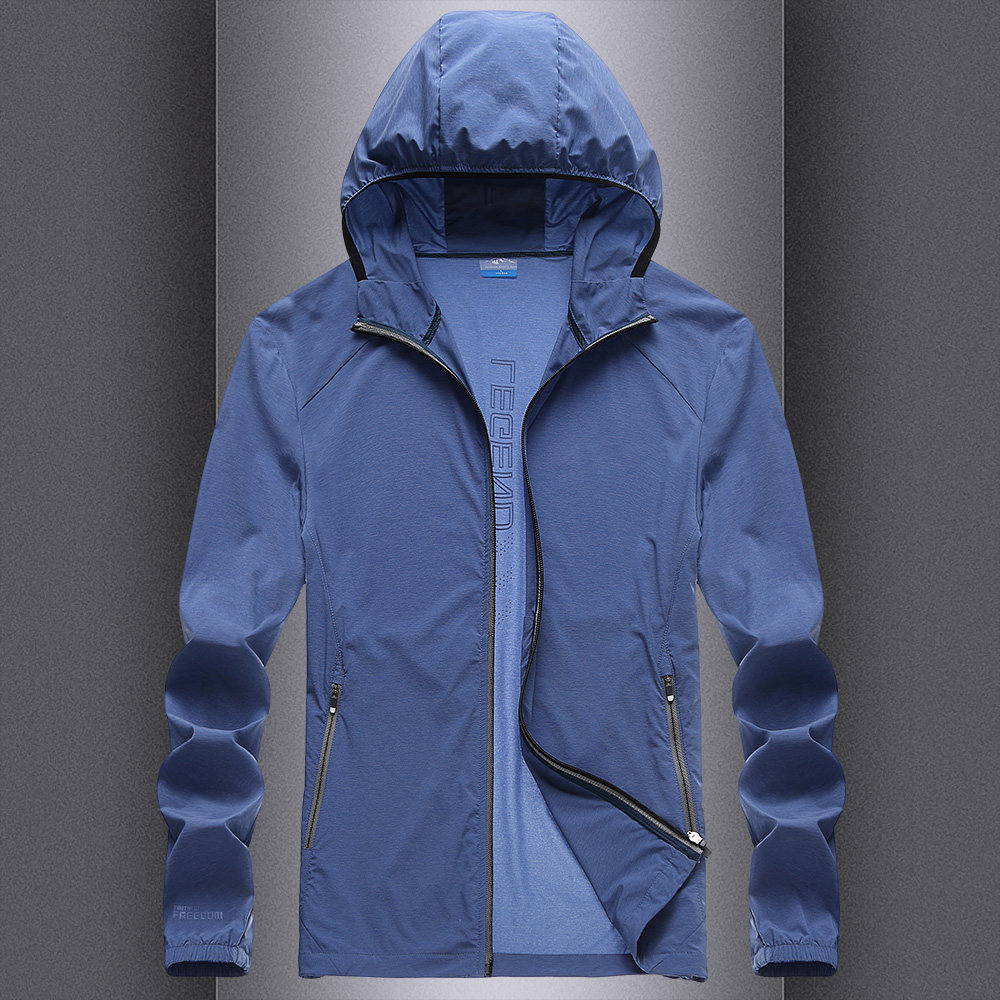 防晒衣男夏季户外宽松运动上衣新款男士青年夹克