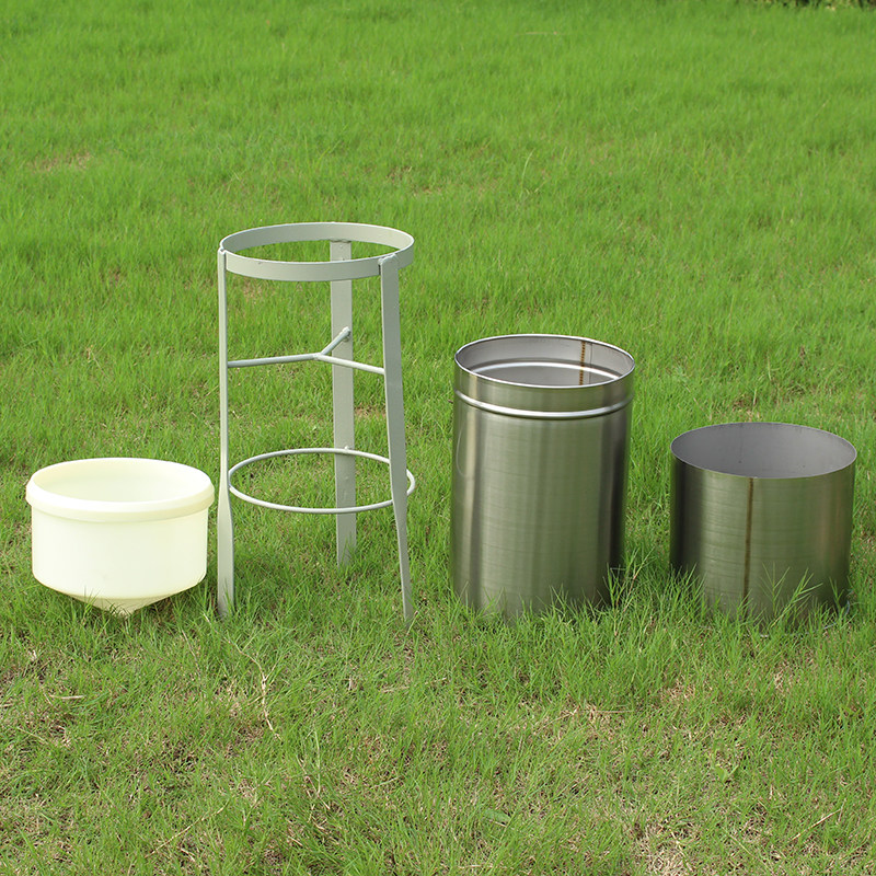 雨量雨量计科学小学桶筒杯防洪森林器材教学仪200mm教学仪器