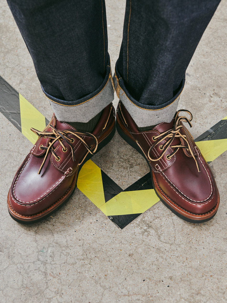 玩儿boatshoes莫卡辛船鞋美国horweencxl皮轻量发泡v底