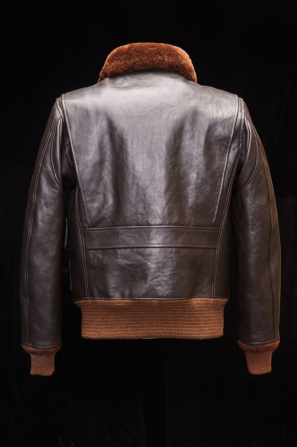 玩儿航海夹克咔叽手工毛领经典保暖外套复古皮衣