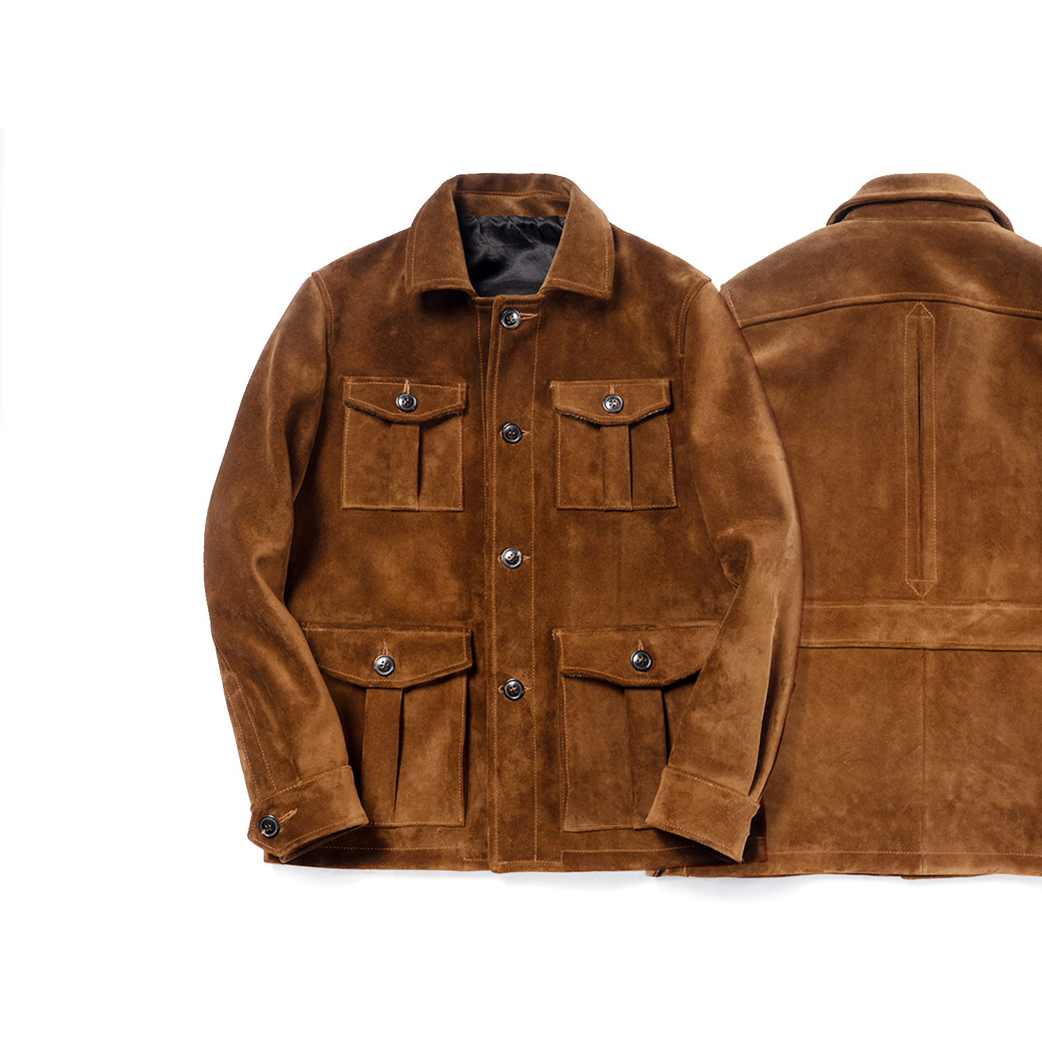 玩儿！经典夹克！古着反绒工装君旅男皮衣