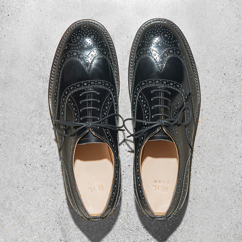 前行吧!固特异商务休闲全布洛克款式雕花牛津鞋巴洛克皮鞋