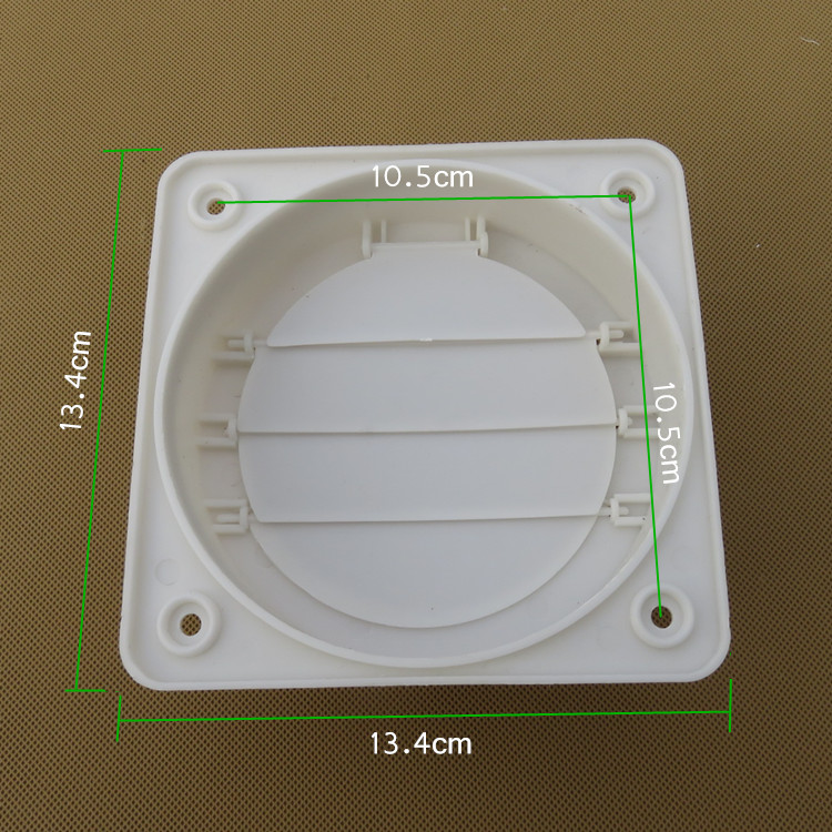 10cm止回阀100mm卫生间排气扇单向阀烟道风道止逆浴霸室内新风系统