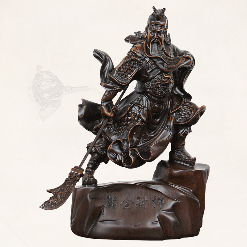 招财关公财神爷佛像摆件关羽二爷供奉店铺开业摆件