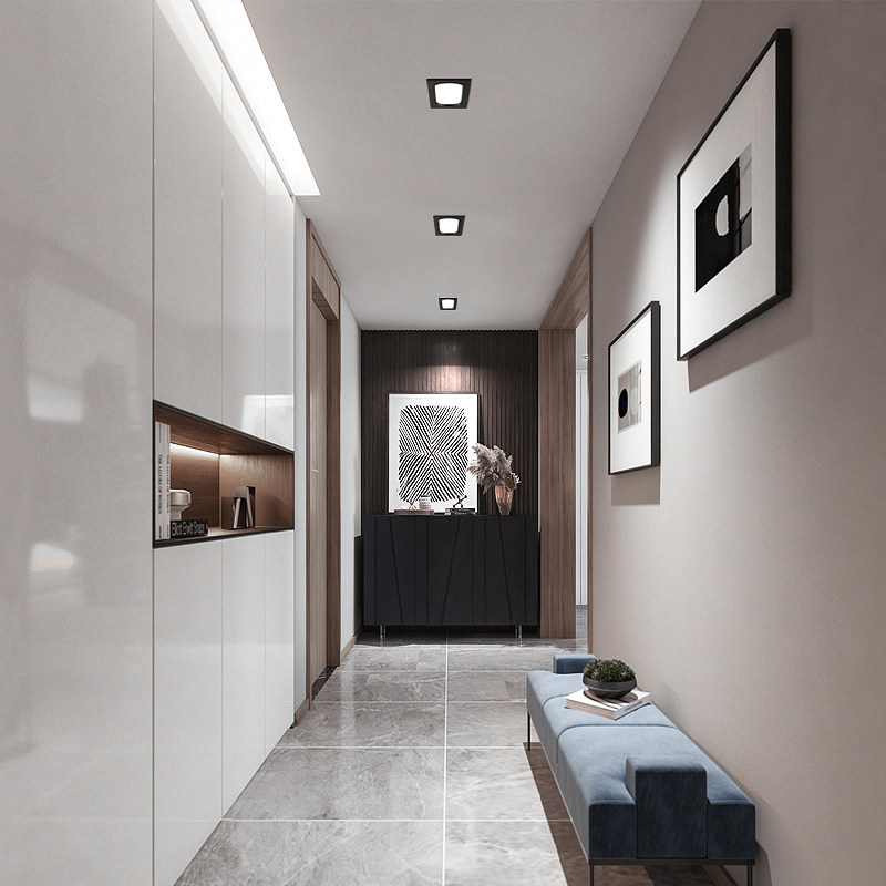 双头筒灯led防眩超亮家装客厅无主走廊过道筒灯