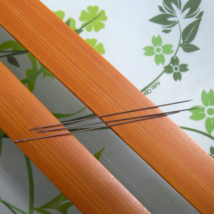 珍珠项链专用手链细针缝针穿珠针diy串珠长针针