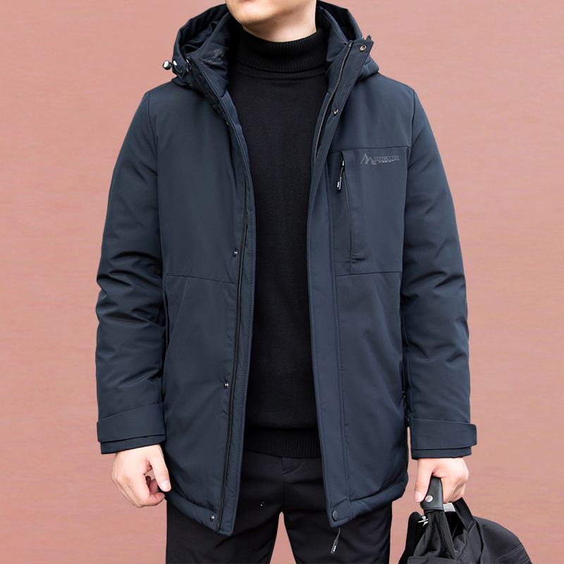 户外冬装外套中青年棉衣男士加绒加厚大码宽松棉衣