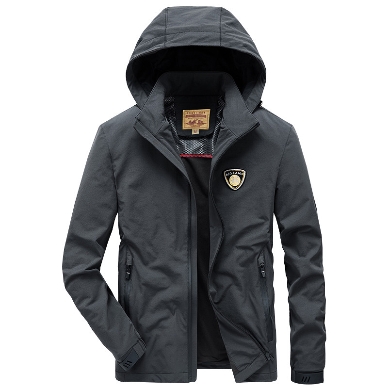 简顿男装休闲大码宽松夹克衫2021秋季时尚舒适夹克