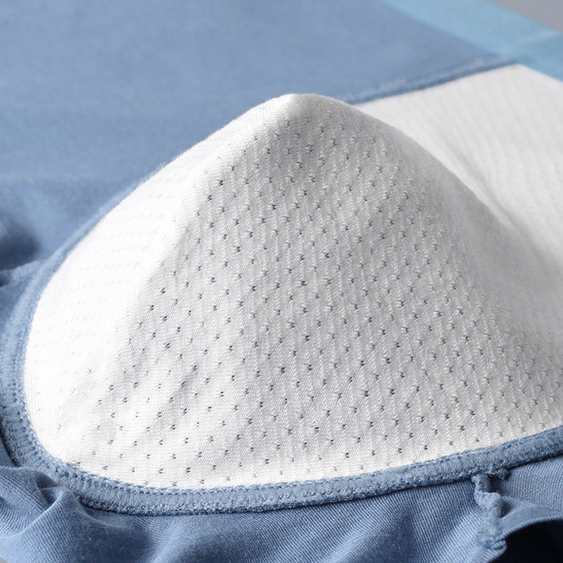 猫人男士内裤80支莫代尔无痕平角纯白色四角裤男官方旗舰店平角裤