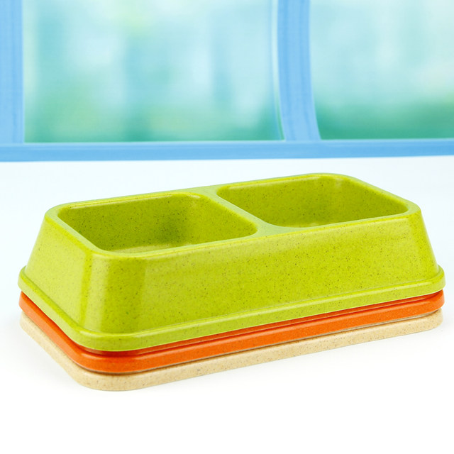 Pet food bowl Bobo pet double bowl Water and rice dual-use bowl Teddy VIP Bulldog rice bowl Dog bowl Pet food bowl Bobo pet double bowl Water and rice dual-use bowl Teddy VIP Bulldog rice bowl Dog bowl