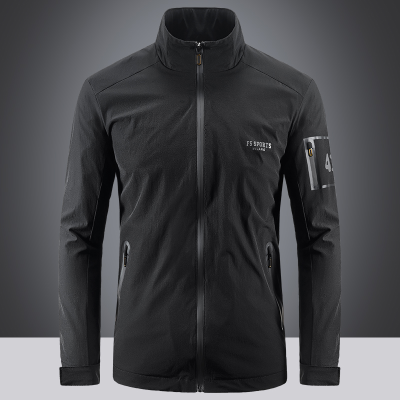 户外运动休闲外套男潮流外套百搭军工男装防风上衣男士夹克