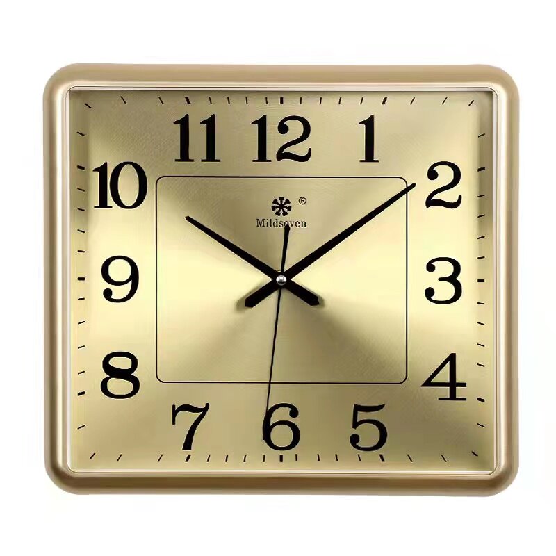 时钟七王星客厅欧式轻奢家用挂表挂钟电波钟表挂钟