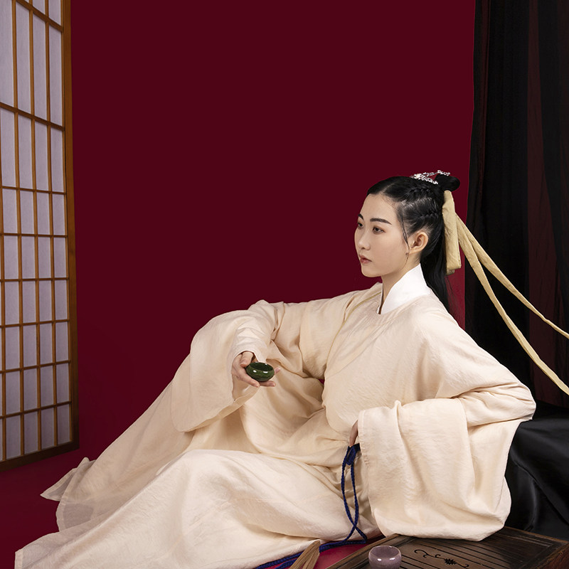 莺啼笙弦原创汉服明制鞠衣明宁靖王夫人吴氏墓民族服装