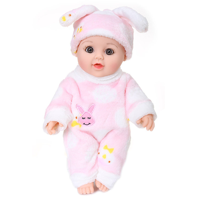 仿真娃娃玩具婴儿女孩软硅胶安抚宝宝睡眠假娃娃会说话的洋娃娃