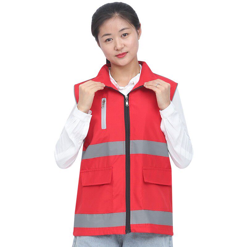 反光环卫带领马甲背心环卫工工作服衣马保洁保洁工反光安全服