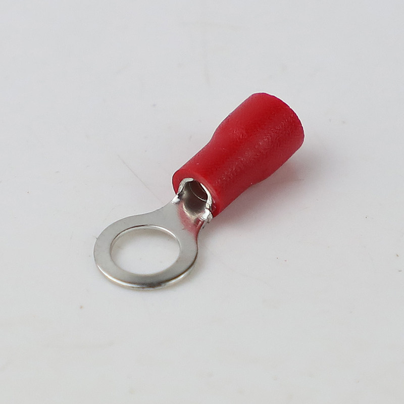 rv1.25-5圆形预绝缘接线端子1000只冷压端子接线鼻铜端头圆型线耳