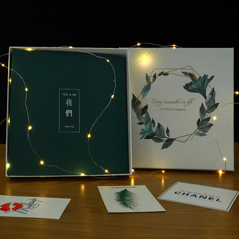 定制手绘生日礼物相册diy手工纪念册画册七夕情人节绘画送男友