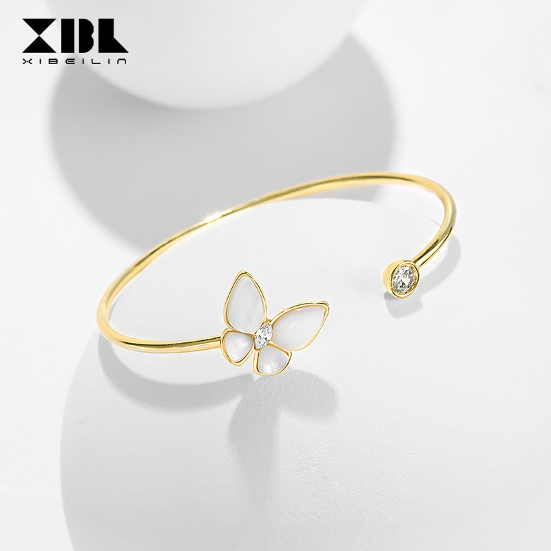 2020年新款蝴蝶贝母手镯女小设计ins手镯