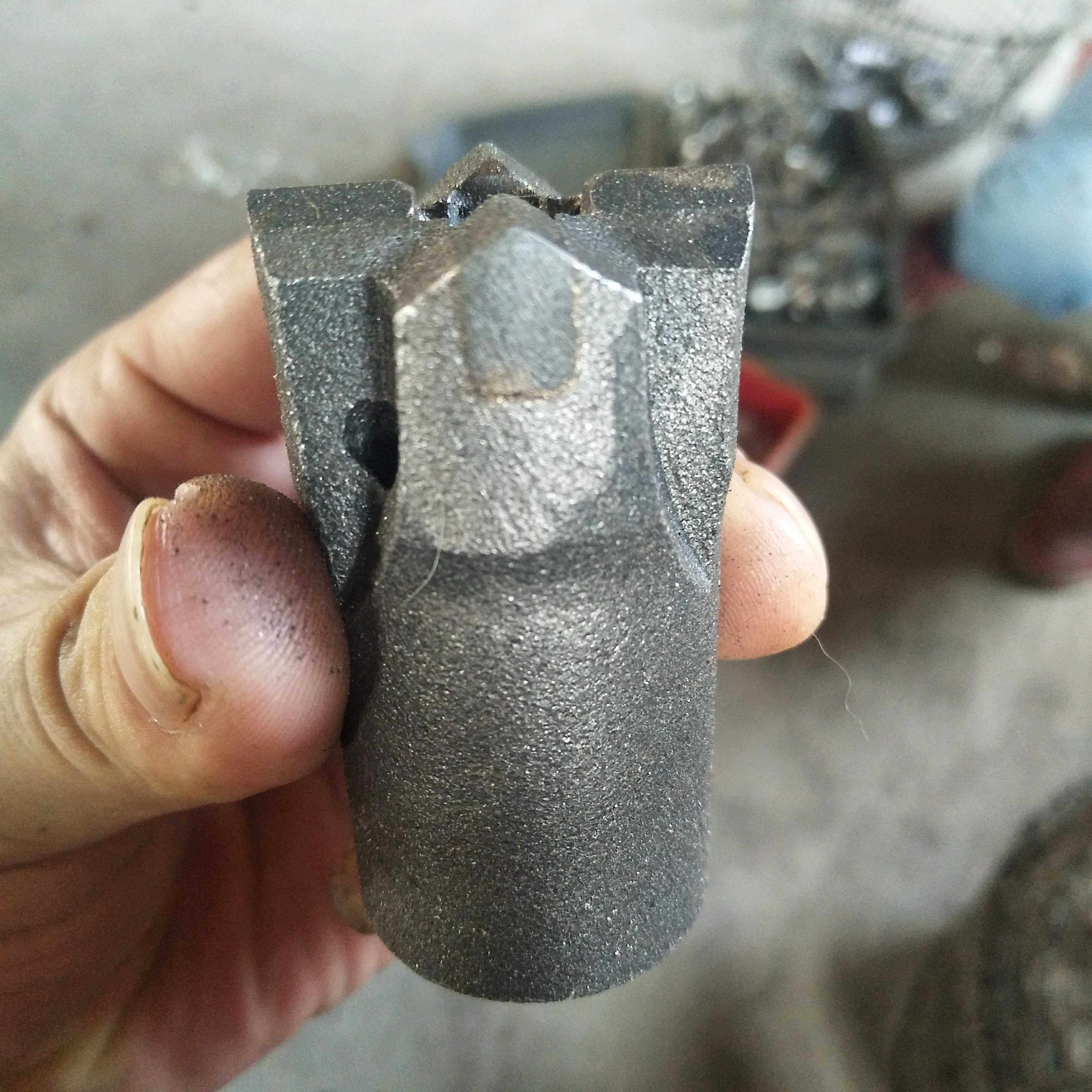 钻头特钢冲击十字梅花花球钎头凿岩机风钻冲击钻头