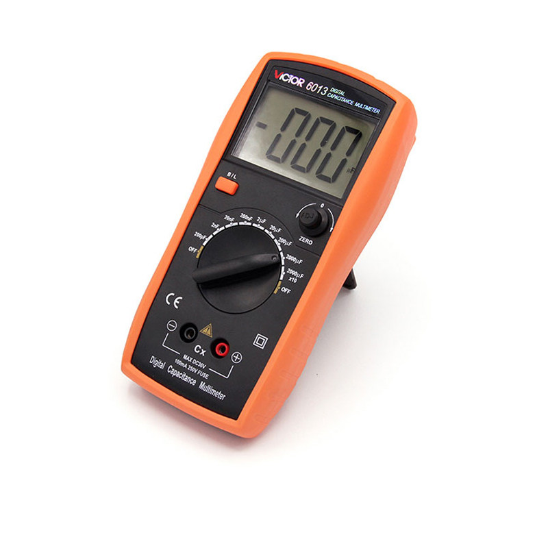 victor胜利仪器vc6013高精度数字电容手动校准手持lcr电镀电容表