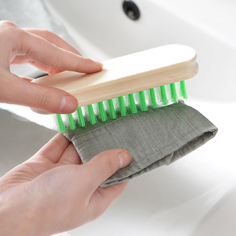 洗衣衣刷木质清洁衣领衣袖地毯多用途硬毛板刷衣物用刷