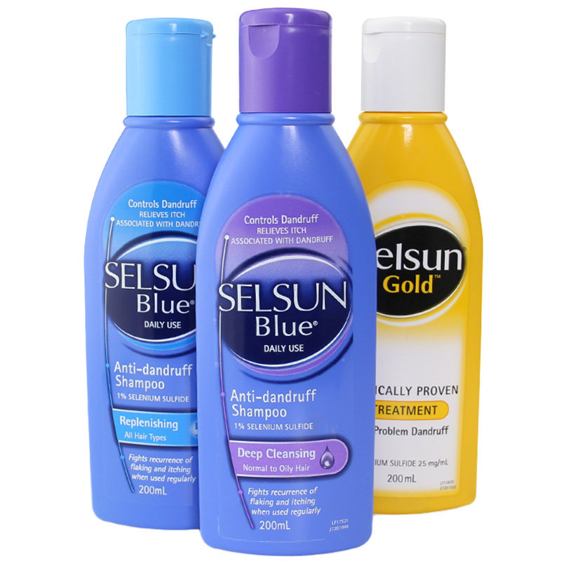 洗发水澳洲selsungold男士女士硅油正品去屑止痒洗发水