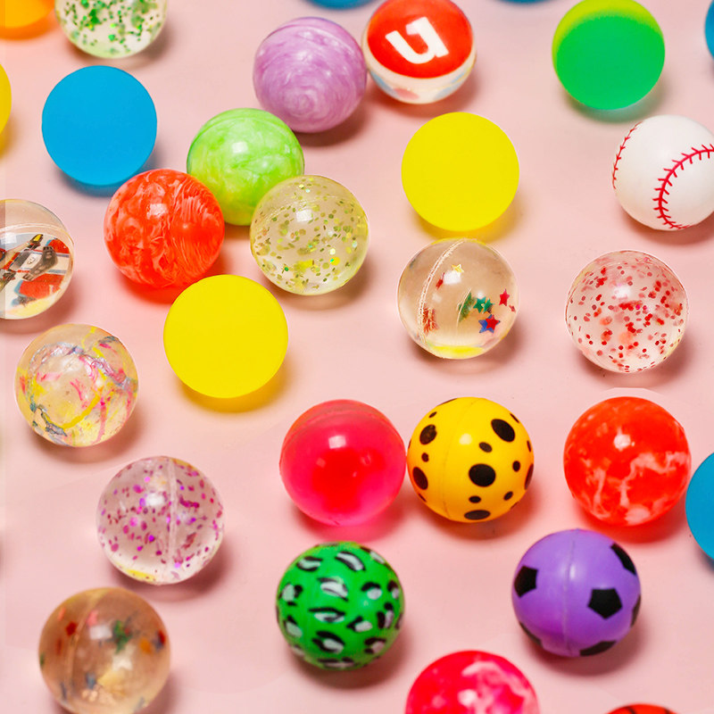 跳跳球儿童弹力球小号小球弹跳球小孩弹弹球蹦蹦球弹球迷你玩具球