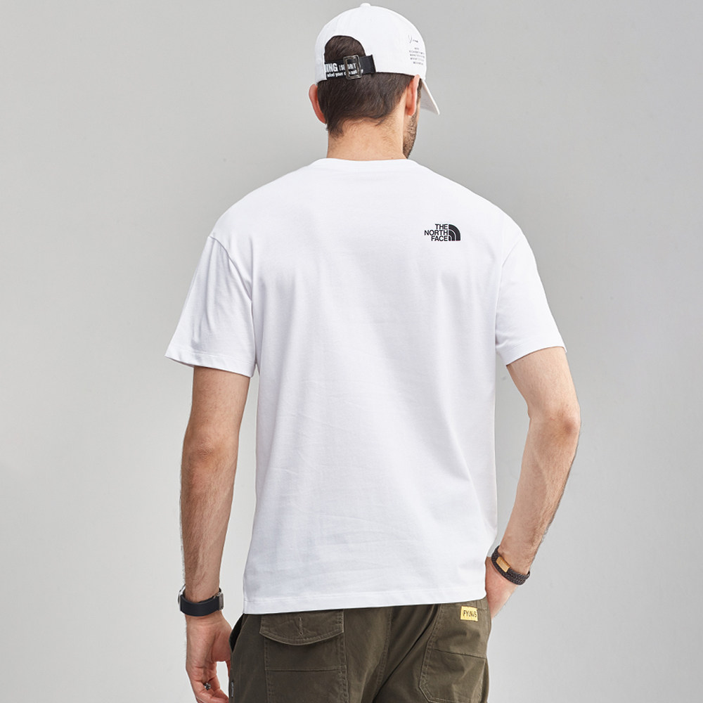 thenorthface北面短袖恤男2021春夏新款户外运动透气圆领户外休闲衣