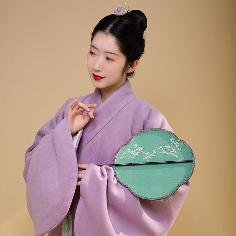 春下汉服花蔓阳春秋冬明制羊毛交领长袄现货汉服