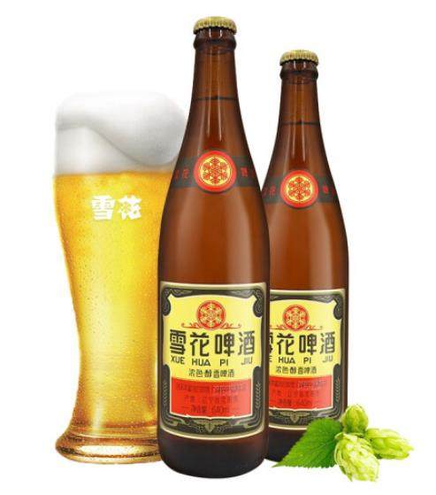 雪花啤酒snowbeer经典沈阳老雪口感醇厚12度容量劲道足640ml12瓶