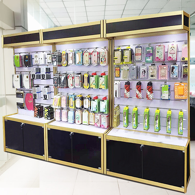 欣雪手机配件展示架靠墙袜子饰品陈列柜多功能挂件落地商用展示柜