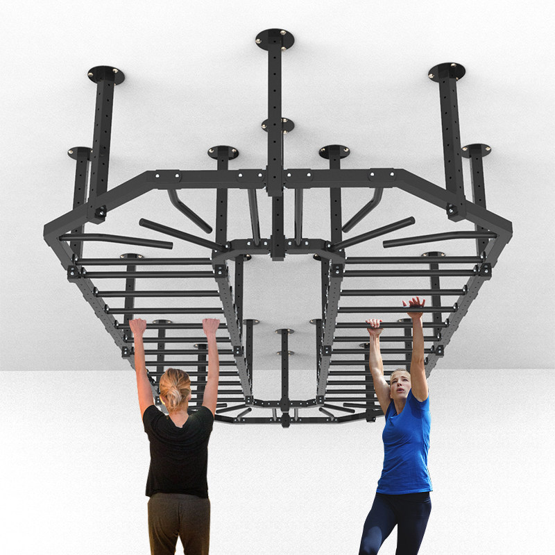 东际吊顶安装360度转角云梯引体向上攀爬云梯健身房室内天梯架